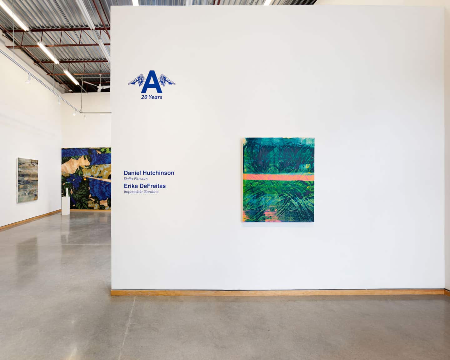 2017-06-06 Angell Gallery - Erika Fefreitas 'Impossible Gardens', Daniel Hutchinson 'Delta Flowers'